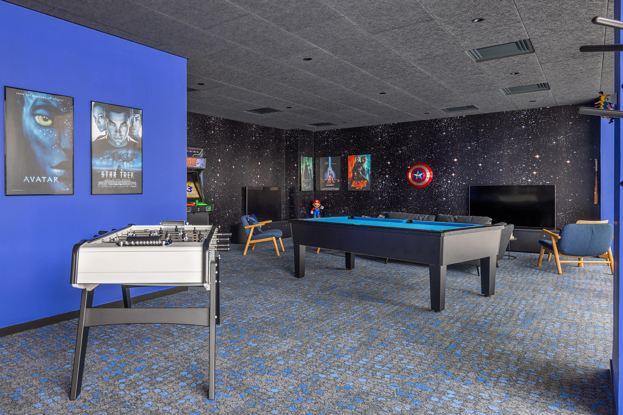 Gaming zone, espace de détente